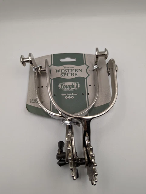 Kelly Silver Star jingle bob  western spurs tough 1/2 cp wjb roping spurs
