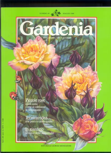 Gardenia*Fiori Piante Orti E Giardini* N.49  1988*Mondadori