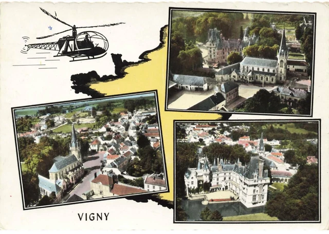 95 Vigny #As30256 Vus De Vigny