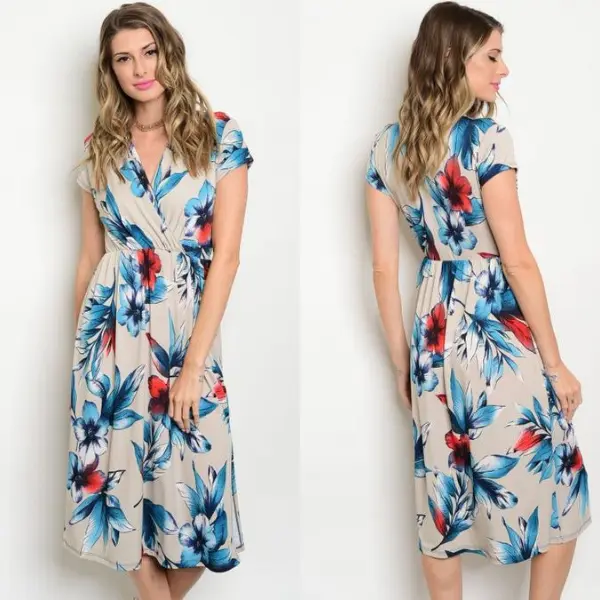 NEW Boutique Gilli TROPICAL FLORAL DRESS - Size S, M