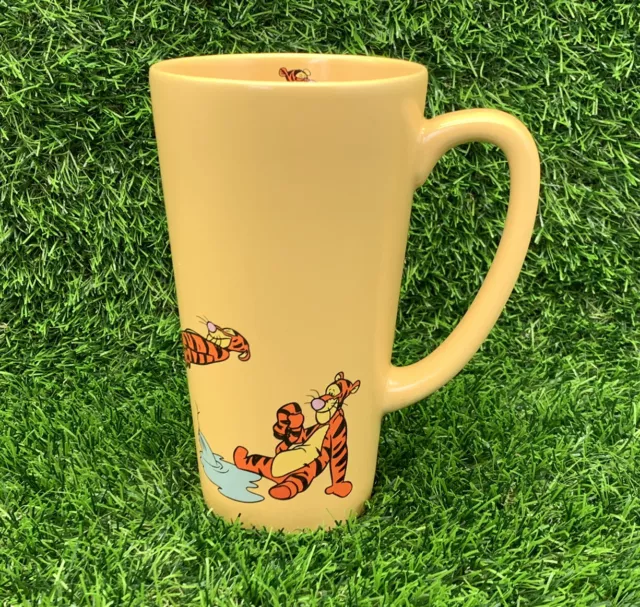 Disney Store Bouncing Tigger Winnie Pooh Latte Hot Choc Tea Coffee Mug Cup