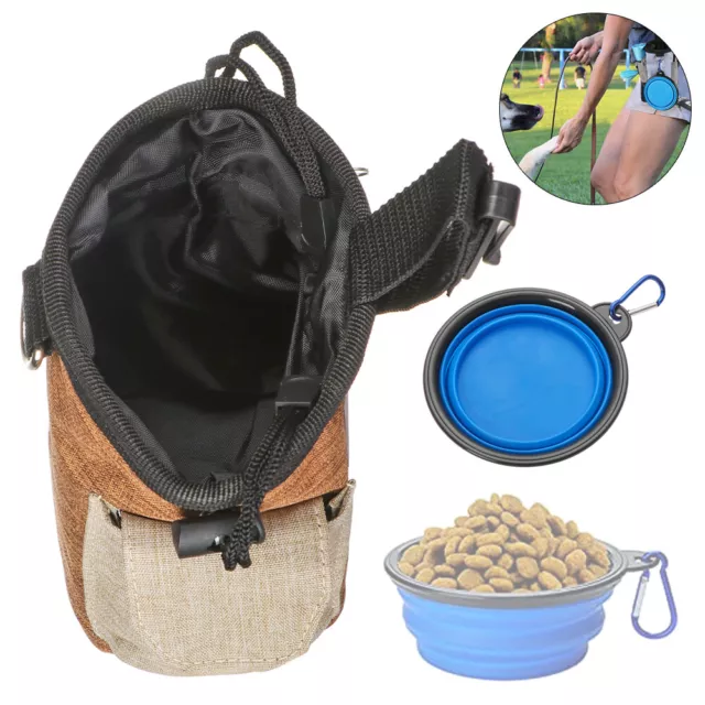 Food Holder Essen Snack Pouch Haversack Dog Treat Pouch Training Pet Puppy Bag