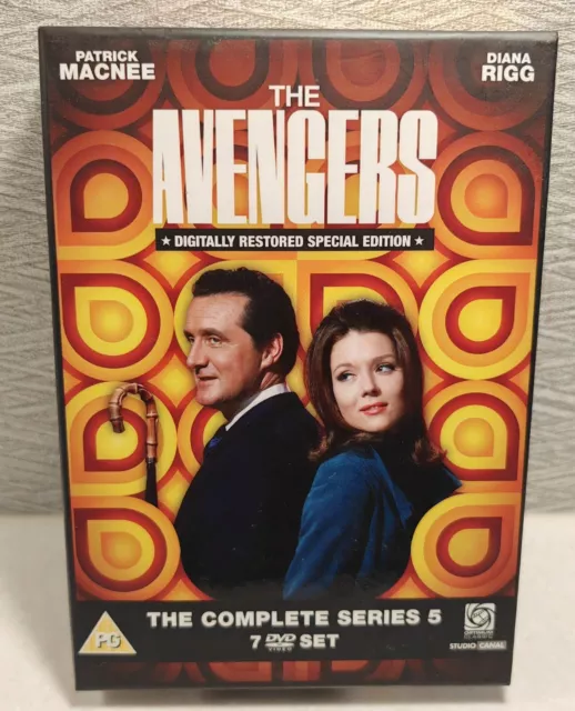 The Avengers Series 5 UK DVD 7 x Disc Box Set - Patrick Macnee & Diana Rigg