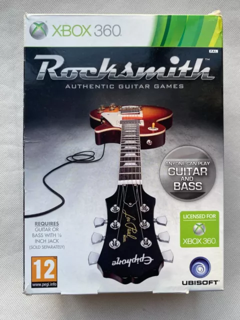 Rocksmith Box Set inkl. Echttonkabel (Lichtbox Verschleiß) - Xbox 360 UK TOP!