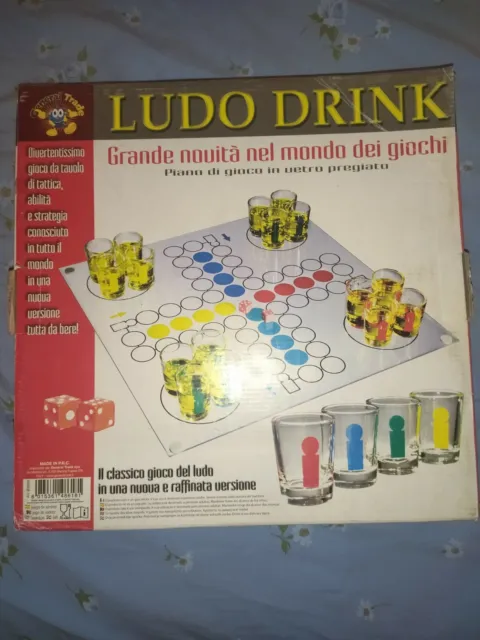 Drinking Ludo, Giochi alcolici, su tovaglia 70 x 70 cm, per bicchieri da  shot come pezzi di gioco, Bere Ludo gioco da tavolo, bere gioco bere per  festa, gioco da tavolo festa