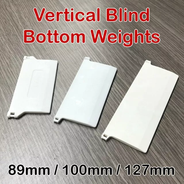Vertical Blind Bottom Weight Slats Chain Style Parts DIY Repair 89mm 100mm 127mm