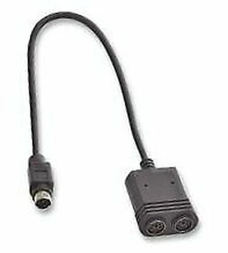 Câble Séparateur PS2 - Duplicateur Port Souris/Clavier - MiniDIN Mâle Vers 2 Femelles - Pour Ordinateur