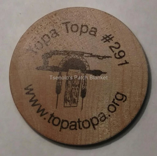 Topa Topa Lodge 291 2015 Centennial NOAC Wood Nickel Token Mint Cond FREE SHIP