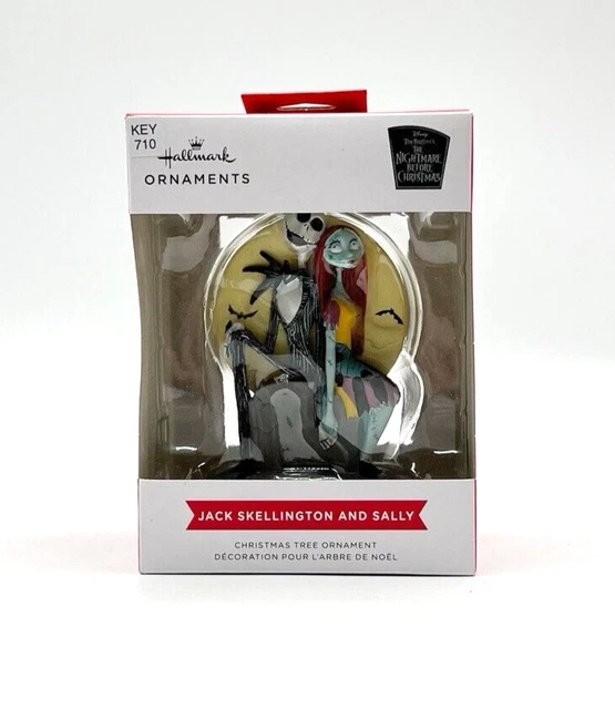 Disney Nightmare Before Christmas Jack Skellington Sally gioielli in argento ciondolo collana WDW Disneyland magnete - Italia