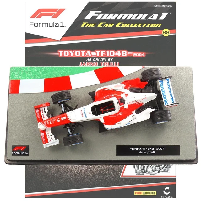 PANINI FORMULA 1 Car Collection Toyota TF104B 2004 Issue 088 inc ...