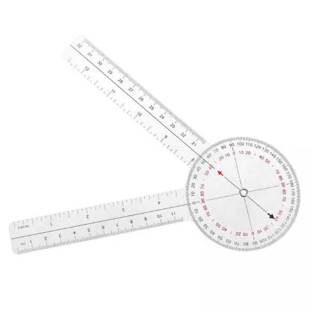 Practical Goniometer Joint Ruler Calibrated Orthopedics Angle Rule 13inch 33cm 2