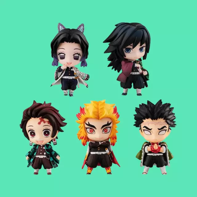 Demon Slayer: Kimetsu No Yaiba Minifiguren 5-Pack (Set A)