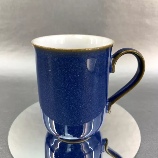 Denby Langley BOSTON Mug Coffee Stoneware England Blue White