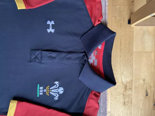 Wales Under Armour Rugby Polo Shirt