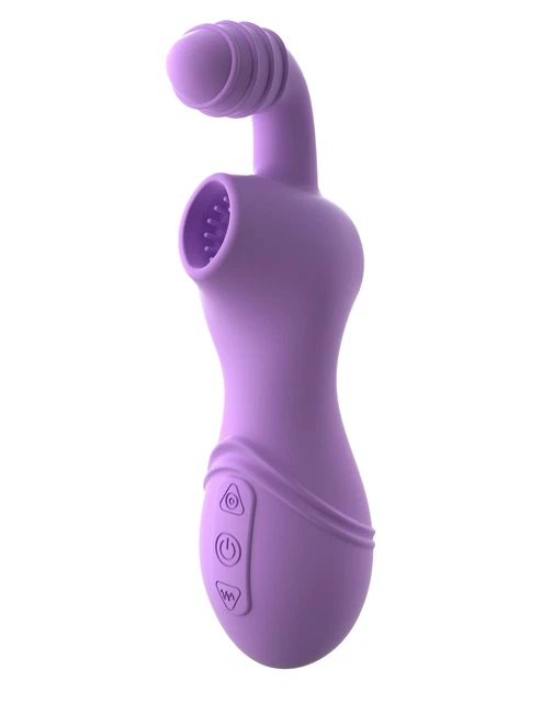 Fantasy Klitoris Pumpe Vibrator Sucker G-Punkt Vibrator Silikon aufladbar lila