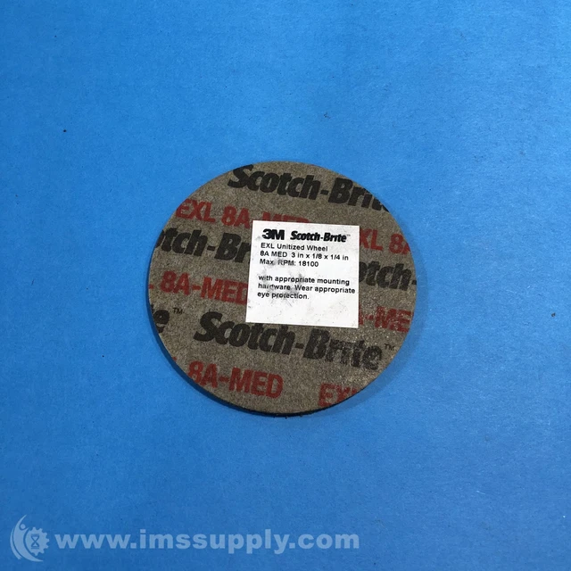 3M 15462 Scotch-Brite EXL Unitized Wheel XL-UW 8A Medium FNIP