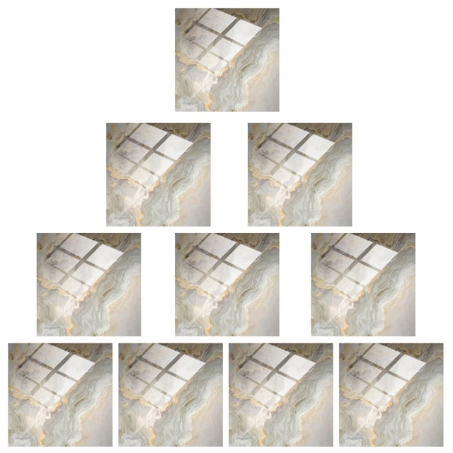 10 pz adesivi per piastrelle da parete fai da te decalcomanie decorazione cucina vinile marmo