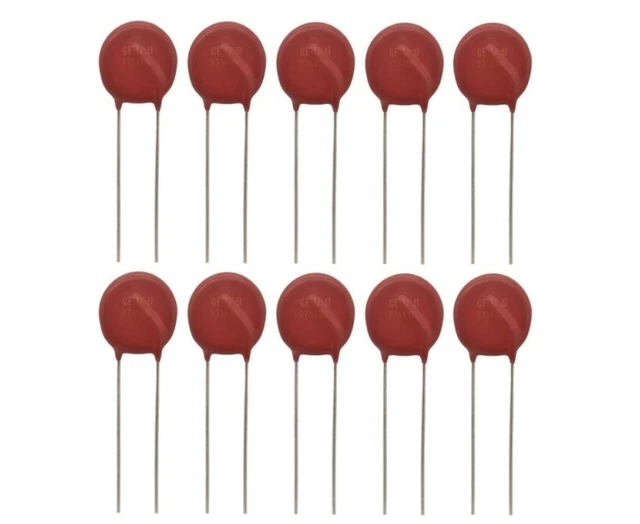 10x SEMICONDUCTOR VARISTOR 275L20 GE U 9 (Metaloxidvaristor,VDR,V275LA20A)X466