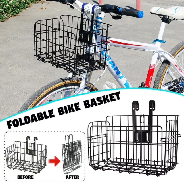 Faltbar Fahrrad Korb Gepäckträger Korb Hinten Einkaufskorb Vorne Fahrradkörbe DE