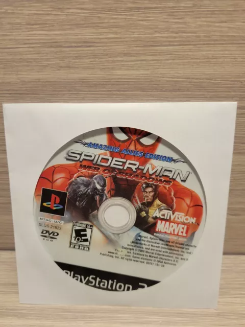 Spider-Man: Web Of Shadows PlayStation 2 PS2 Complete Manual VG CIB Black  Label 47875832879