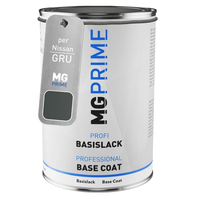 Vernice per auto Barattolo pronto all’uso per Nissan GRU Urban Grey 1,0L