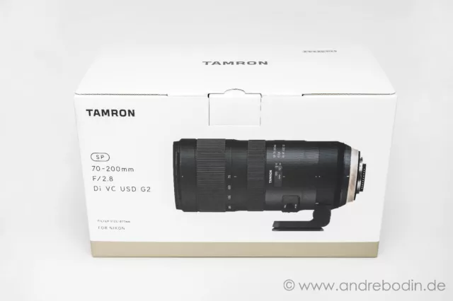 Tamron SP A025 70-200 mm F/2.8 Di VC USD G2 Telezoomobjektiv für Nikon