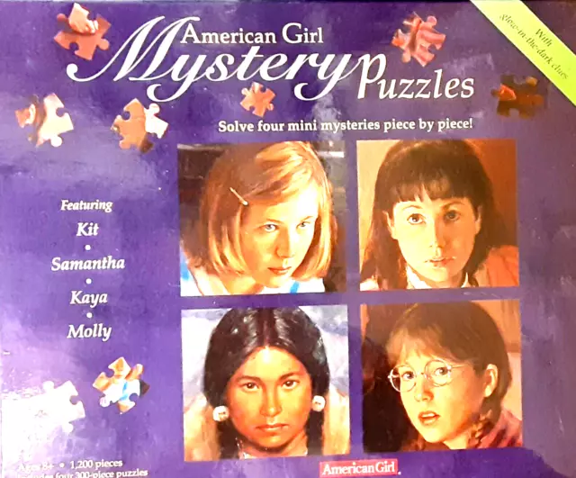 The American Girl Mystery Puzzles Jigsaw Puzzle -4 Puzzles- 300 Pieces Each