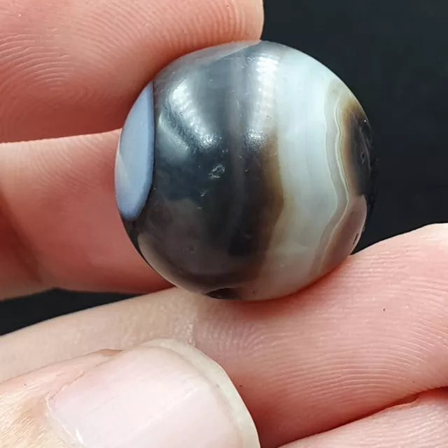 AA Antique Ancient INDO Himalaya Agate stone Bead Suleimani from Bangladesh