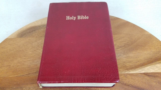 HOLY BIBLE KJV Reference Ed King James Version Genuine Leather, 1972 ...