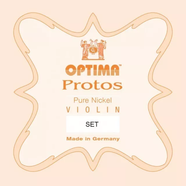 Set De Cuerdas Violín Optima Protos 1010 Bola Medium