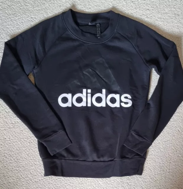 Adidas Sweatshirt schwarz Top, Größe XS 30-32