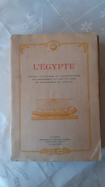 L'égypte - Aperçu historique et géographique - EO - 1926