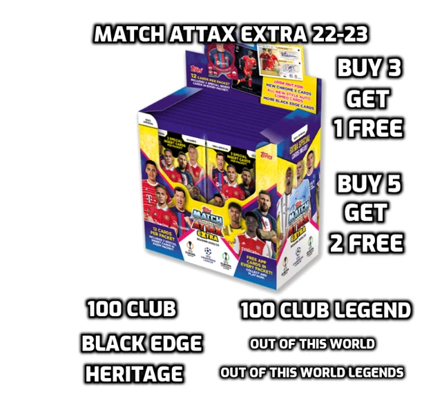 MATCH ATTAX EXTRA 2223 100 CLUB/BLACK