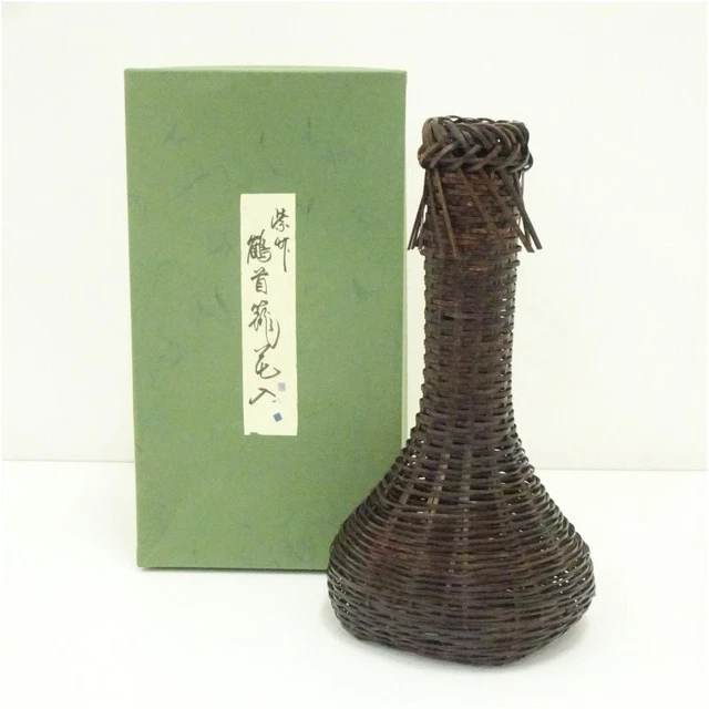 中国古美術・南宋哥窯款・米黄釉三羊尊花瓶・木箱付・文房具