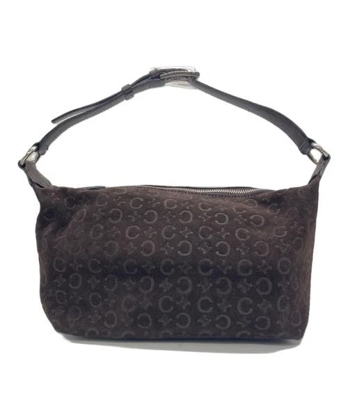 バッグ CELINE C MACADAM SUEDE ONE SHOULDER BAG Celine C Macadam One Shoulder Bag Khaki Suede Authentic | eBay