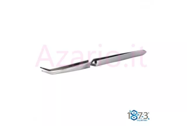 Pinzetta acciaio molla becchi curvi orafo modellismo tools Tweezers cross bent