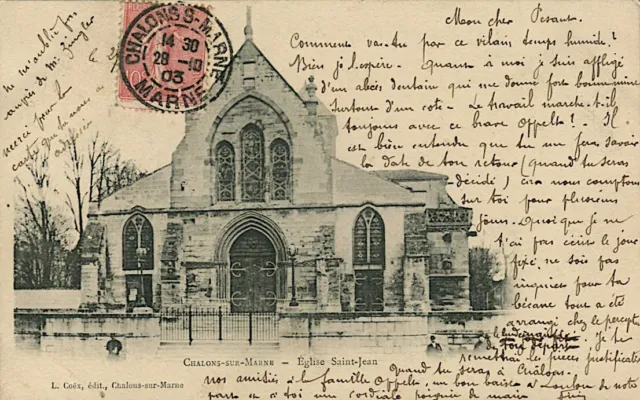 CPA 51 - Châlons sur Marne - Church of Saint Jean