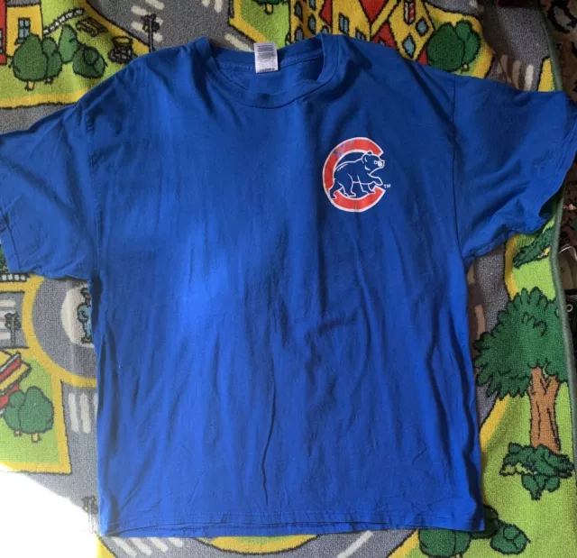 Vintage Chicago Cubs Tshirt/ Baseball MLB Logo Crewneck VTG Tee/ Blue/ Delta Pro