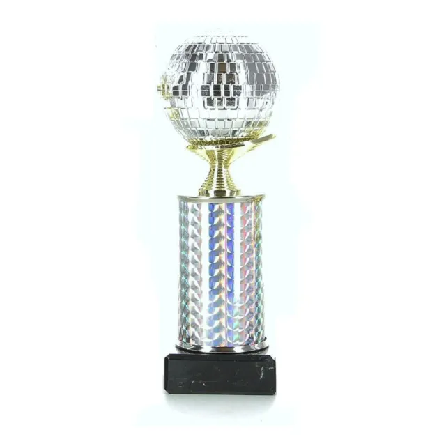 Dance Music Awards Glitterball Disco Ball Trophies Trophy 5 sizes FREE Engraving