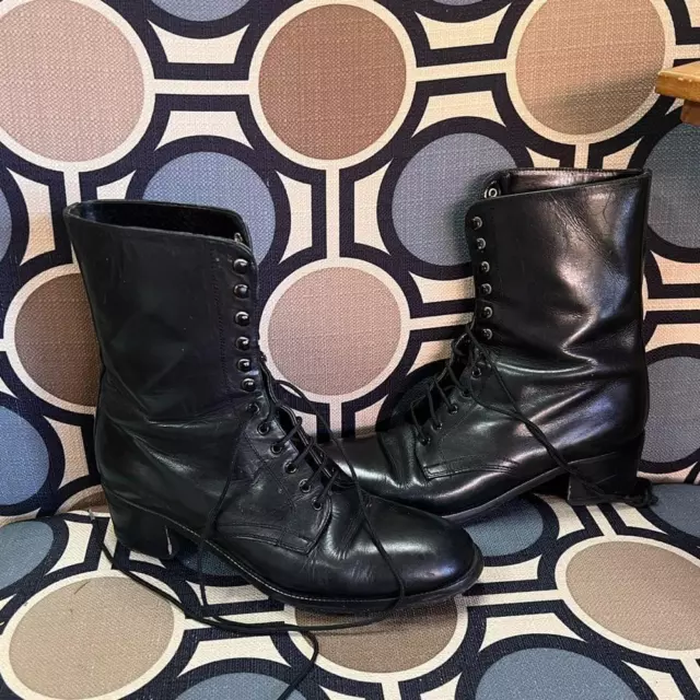 Charles David Vintage combat boots, Sz 8