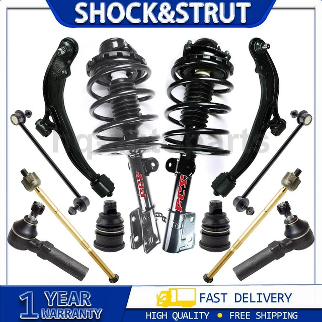 Struts & Control Arms & Tie Rods Kit For Chrysler Town & Country 2000 1999 1998