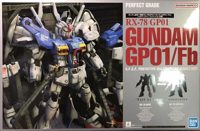 GUNDAM RX-78 GP01/FB PG 1/60 Robot Perfect Grade Model Kit BANDAI Namco ...
