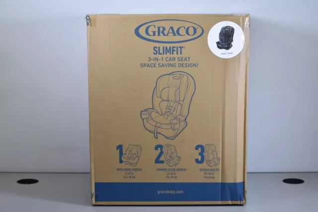 Graco Slimfit 3 in 1 Car Seat | Slim & Comfy Design Saves Space in Your  Back Seat, Redmond