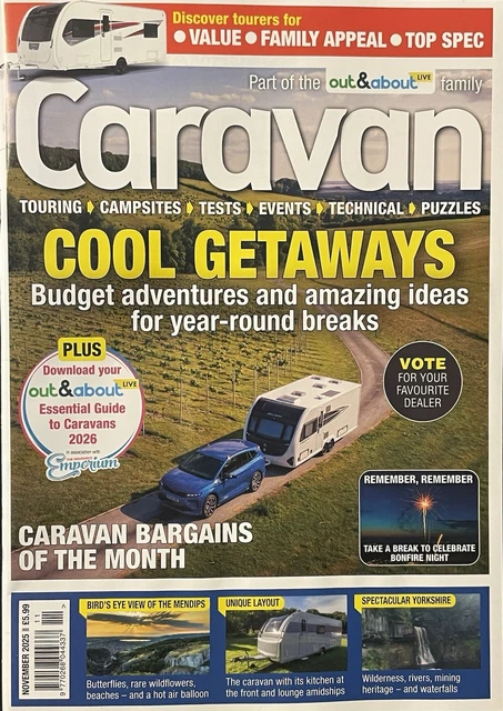 CARAVAN MAGAZINE ISSUE November 2025 £10.99 - PicClick UK