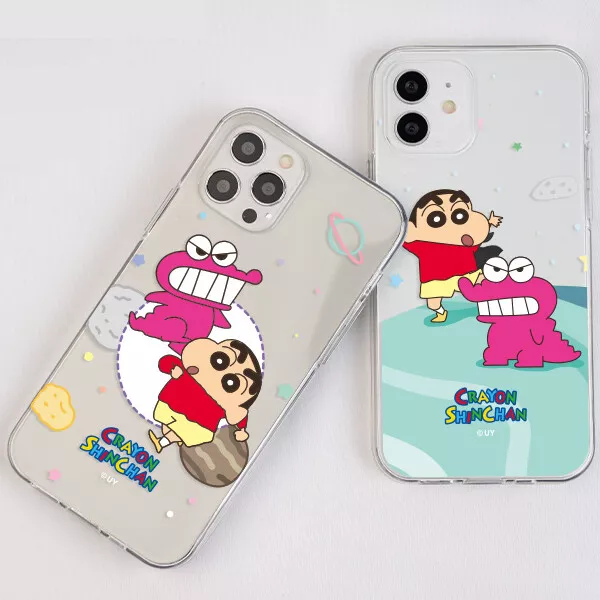 Crayon Shin-chan Chocobi Dino Clear Case for iPhone X XS XS Max XR 7/8 SE2/3 +