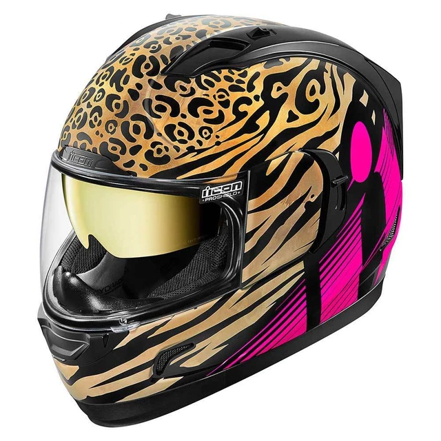 Animal print shop motorcycle helmet