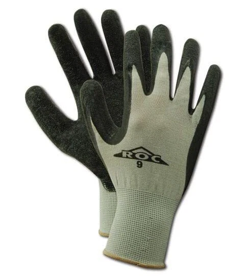 MAGID Multipurpose Nylon Mechanic Work Gloves, 12 PR, Crinkle Latex Coated, S...