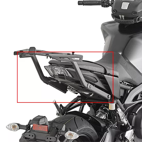 Halterungen Dachträger / Motorradkoffer Hinten Givi Yamaha MT-09 (2017-2020) -