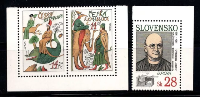 Europa 1994 Postfrisch 100% CEPT, Slowakei, Tschechische Republik