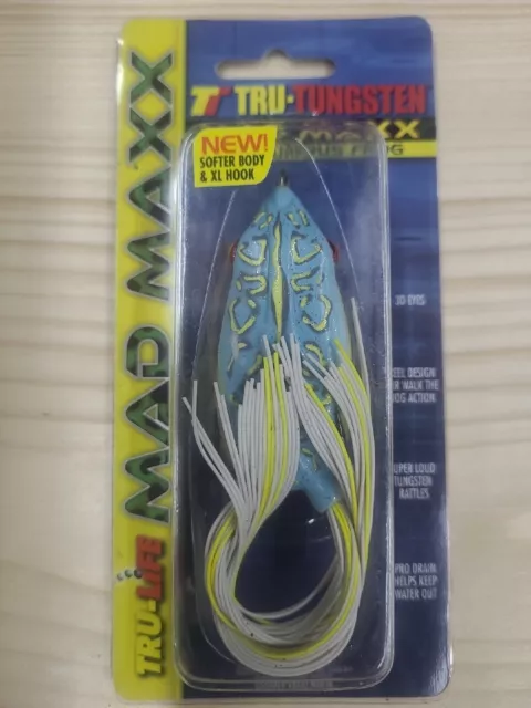 RARE Discontinued Tru Tungsten Mad Maxx Frog Topwater
